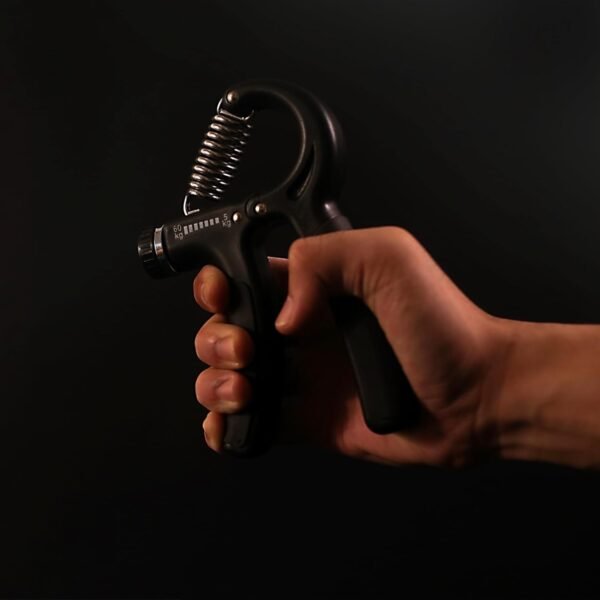 Konex Adjustable Hand Gripper Strengthener for Men & Women | Hand Exercise Equipment for Home and Gym Workouts (Without Counter, Black) - Image 6