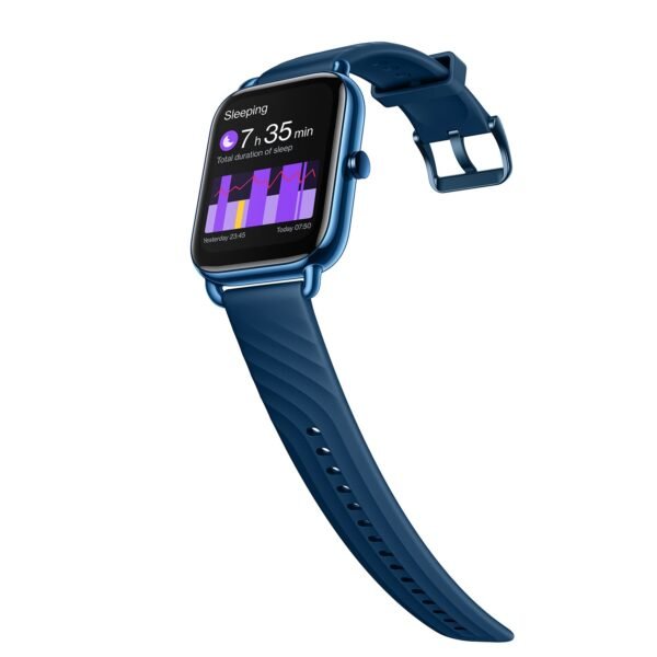 OnePlus Nord Watch with 1.78 AMOLED Display, 60 Hz Refresh Rate, 105 Fitness Modes, 10 Days Battery, SPO2, Heart Rate, Stress Monitor, Women Health Tracker & Multiple Watch Faces [Deep Blue] - Image 4