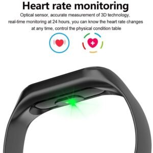 Exxelo (Special 10 Year Warranty) M3 Band Heart Rate Monitor OLED Display Bluetooth 4.0 Waterproof Sports Health Activity Fitness Tracker Silicone Smart Bracelet