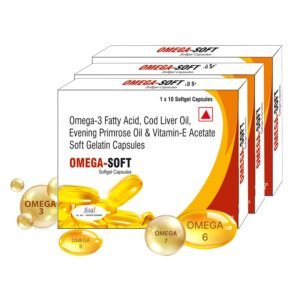 Knoll Healthcare Omega 3 Fish Oil 700mg for Men and Women Antioxidant & Energy, Stamina & Immunity & Maintains Bone & Joint Health, Fatty Acid, EPA 360mg DHA 240mg (30 Cap) (3x Strips) Pack of 3