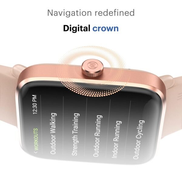 Noise ColorFit Pro 4 Alpha 1.78" AMOLED Display, Bluetooth Calling Smart Watch, Functional Crown, Metallic Build, Intelligent Gesture Control, Instacharge (Deep Wine) - Image 6