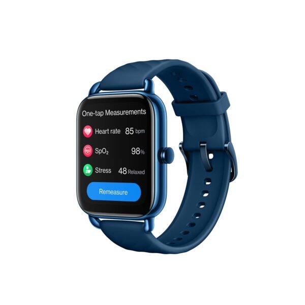 OnePlus Nord Watch with 1.78 AMOLED Display, 60 Hz Refresh Rate, 105 Fitness Modes, 10 Days Battery, SPO2, Heart Rate, Stress Monitor, Women Health Tracker & Multiple Watch Faces [Deep Blue] - Image 3