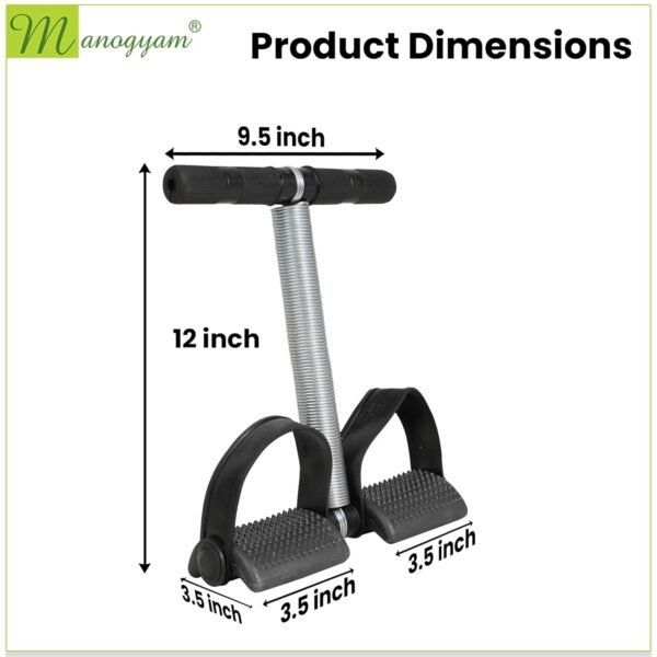 MANOGYAM Tummy Trimmer | Waist Trimmers | Single Spring Tummy Trimmer | Ab Exerciser | Body Toner | Fat Burner | Fitness Equipment | Abdominal Exercise for Men & Women - Image 4