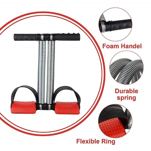Nirvik Tummy Trimmer for Men and Women Double Spring Waist Abs Exerciser Body Toner Fat Burner Gym Home Exercise Abdominal Leg Biceps Chest Legs Abdomen Equipment Black - Image 6