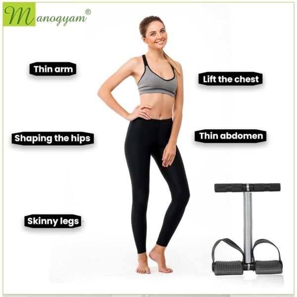 MANOGYAM Tummy Trimmer | Waist Trimmers | Single Spring Tummy Trimmer | Ab Exerciser | Body Toner | Fat Burner | Fitness Equipment | Abdominal Exercise for Men & Women - Image 6