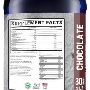 Nutrition Planet Davisco Whey Protein With Added DigeZyme®, Chocolate, 2 lbs