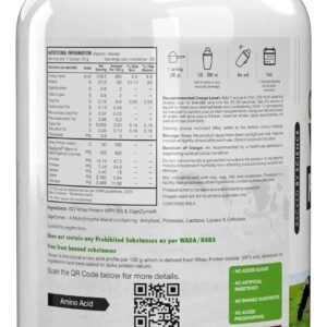 Healthyhey Nutrition Grass-Fed Whey Protein Isolate – 1kg (Unflavoured)