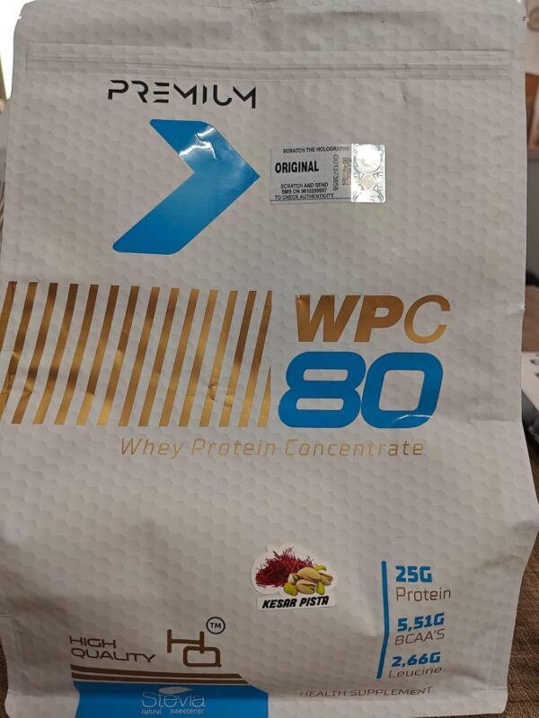 Muscle Science Premium Whey WPC 80 with 25g protein/Scoop.| 5.5 g BCAA, 4.4 g Glutamine, 11.75g EAA| Zero Added Sugar| Digestive Enzymes- 1Kg (KESAR PISTA)… - Image 2