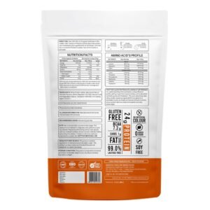 Protyze Anytime Clear Whey Protein | 24 g Protein/Scoop | 7.2 g BCAA | Gluten-Free | Low Carb | Light and Refreshing | Muscle Growth & Recovery (Orange Squash, 15 Servings)