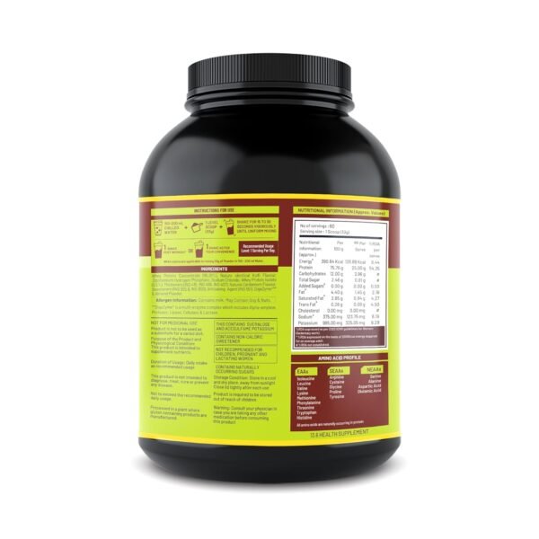 RiteBite Max Protein Whey Protein Powder Kulfi 2Kg| 60 Servings | DigeZyme for Enhanced Digestion | 25g Protein | 5.2g BCAAs | Zero Added Sugar | For Adults (Men & Women) | High Protein| Gluten Free| 100% Vegetarian - Image 3