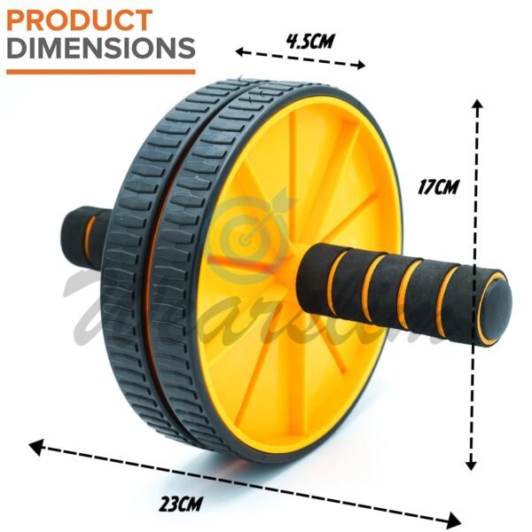 Wearslim® Professional Abdominal Wheel With Push Up Bar | Ab Roller With Workout Push-up Stands for Exercise Fitness Gym for Men & Women (Ab Roller Push Up Bar Combo) - Image 5