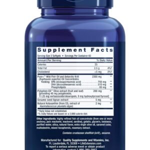 Life Extension Super Omega-3 Plus EPA/DHA Fish Oil, Sesame Lignans, Olive Extract, Krill & Astaxanthin – Heart, Brain & Joint Health Support – Gluten-Free, Non-GMO – 120 Softgels