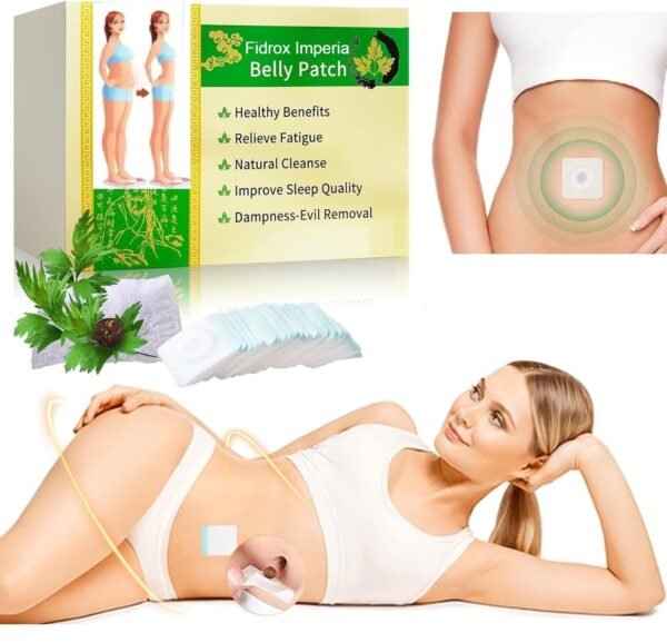 FI FIDROXIMPERIA Magnetic Slim Slimming Patch Diet Weight Loss Stickers Belly Button Patch - Natural Herbal Abdomen Waist Path For Men Women- Easy & Safe Use Patches. (Pack Of 10)