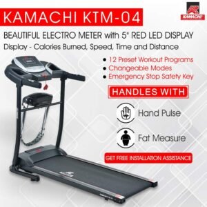 KAMACHI KTM-04 Home Use 2 HP Motorized Multi-Function Treadmill (Free Online Installation Assistance)