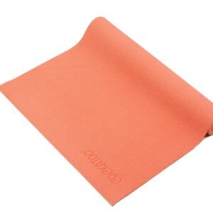 Cockatoo Premium Yoga Mat, Material PVC, (6 Month Warranty On Damage) (4 mm, Carrot)