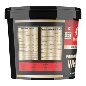 Bioton Performance Whey Protein |10 Lbs (4.54 Kg) | Rich Chocolate | Lab Tested 25 Gm Protein Per Serving | For Muscle Growth & Recovery