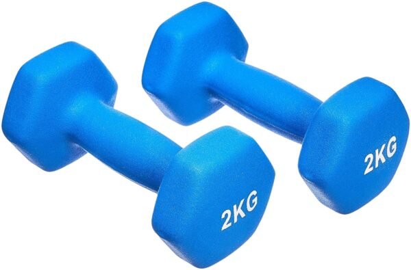amazon basics Neoprene Dumbbell Pair, 2 x 2Kg