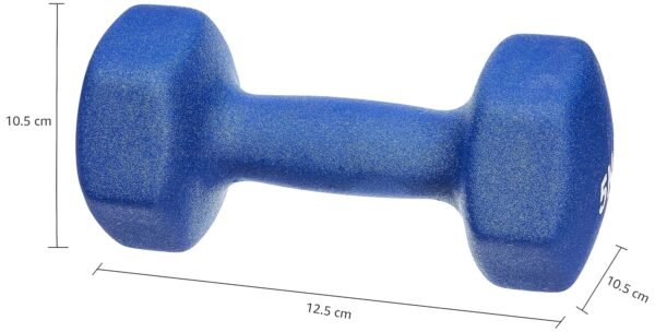 amazon basics Neoprene Dumbbell Pair, 2 x 2Kg - Image 3