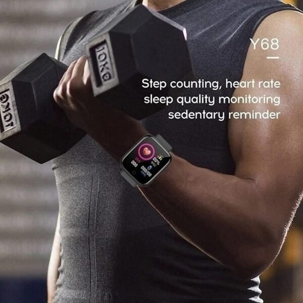 Techking Combo C1071 - D20 Touchscreen Bluetooth Smartwatch with Heart Rate Sensor, Basic Functionality & M3 Bluetooth Smart Band OLED Touch Display Activity Tracker Fitness Band - Image 4