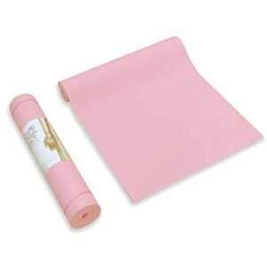 GLEAM� Yoga Mat Thick Anti Skid Washable Fitness Exercise Imported Non-Slip Surface (Baby pink)