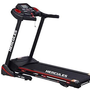 Hercules Fitness Motorized 2.5 HP Treadmill with Manual incline with MP3 with speakers for Home use – Cardio Gym