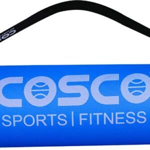 Cosco Yoga Mat Fit – Premium Non-Slip Eco-Friendly Exercise Mat for Yoga, Pilates, and Fitness Workouts – 6mm Thick, Extra Long, and Durable with Carrying Strap – Ideal for Home, Gym, and Outdoor Use