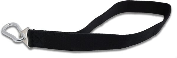 Leosportz Arm Wrestling Equipment - Arm Wrestling Competition Match Training Belt | Weight Lifting Belt for Arm Exerciser | Arm Wrestler (Black) - Image 2