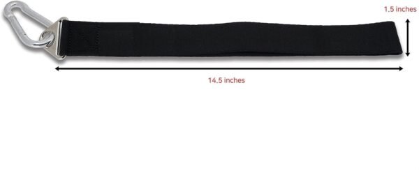 Leosportz Arm Wrestling Equipment - Arm Wrestling Competition Match Training Belt | Weight Lifting Belt for Arm Exerciser | Arm Wrestler (Black) - Image 4