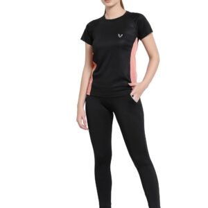 UZARUS Womens Dry Fit Workout Top Sports Gym T-Shirt