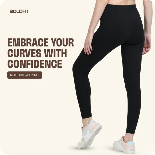 Boldfit Gym Wear for Women Stretchable Yoga Pants for Women Fitness Gym Leggings for Women & Gym Pants for Women Multipurpose Track Pants for Women Gym Tights for Women Active Wear Lower for Women - Image 5