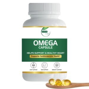 Naturicare Fish Oil Omega 3 Capsule 500mg | Omega 3-6-9 Fish Oil Supplement for Heart Health, Brain Function, and Joint Support | Omega-3 Fish Oil Double Strength 180mg EPA 120mg DHA | For Men & Women