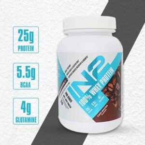 IN2 100% Whey Protein (1 kg (Pack of 1), Café Mocha)