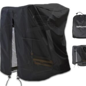 MaWGcowerd Treadmill Cover, Folding Treadmill Cover, Dustproof and Waterproof Cover, Oxford Cloth Waterproof Sunscreen Cover(Black)