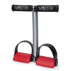 VOLTEX Single Spring Tummy Trimmer Abs Exerciser Waist Trimmer-Body Toner-Fat Buster- Multipurpose Fitness Gym Equipment Red