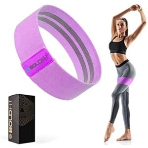 Boldfit Fabric Resistance Band – Loop Hip Band for Women & Men for Hip, Legs, Stretching, Toning Workout