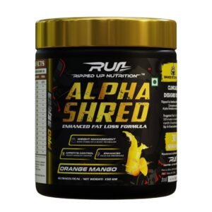 Ripped Up Nutrition Alpha Shred – Pro Series, Fat Burning Powder, Premium Ultra Strenth Lipolytic Fat Burning (150gm, Orange Mango)