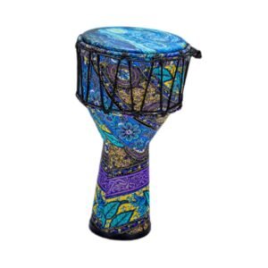 Enakshi Djembe Drum Professional African Drum for Birthday Gifts Children Boys Girls Blue leaf