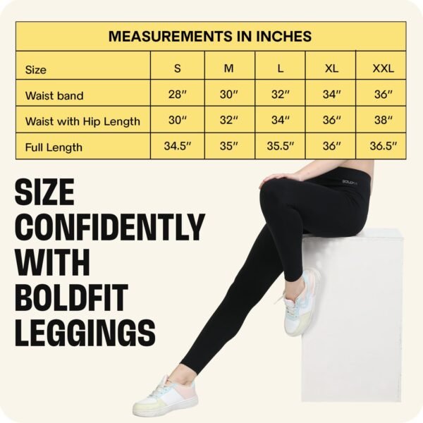 Boldfit Gym Wear for Women Stretchable Yoga Pants for Women Fitness Gym Leggings for Women & Gym Pants for Women Multipurpose Track Pants for Women Gym Tights for Women Active Wear Lower for Women - Image 3