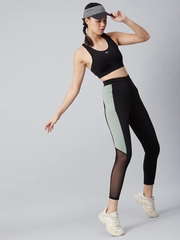 BLINKIN Stretchable Yoga Pants for Women & Gym Pants for Women Workout with Mesh Insert & Side Pockets (1869) - Image 5