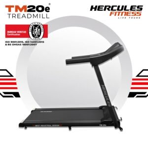 Hercules Fitness Basic Treadmill for home use with space saving, Home gym, cardio machines for weight loss