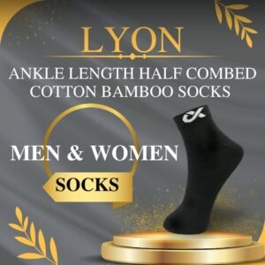 XJARVIS CUBA/LYON Ankle Length Cotton Socks Men & Women for Sports Unisex Multicolor Socks Ideal for Gym, Casual Wear & Running Odor Free