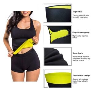 Non Tearable Sweat Shaper Slim Belt for Fat Loss, Sauna Slim Belt for Weight Loss Waist – Tummy Trimming Exercise for Men and Women