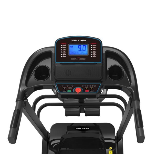 WELCARE WC3599M 3.5HP Peak DC Motorized Multipurpose Treadmill with LCD Display, Foldable Treadmill for Home Use Manual Incline Execise Machine - Image 2