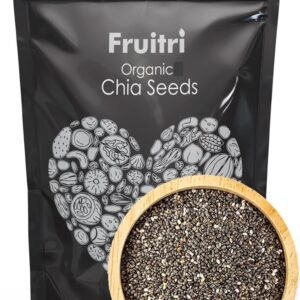 Fruitri Premium chia seeds for weight loss 1kg – Healthy Snacks, Fiber Rich Diet food chiya seed, Seeds for eating | rich in omega 3 Seeds mix|