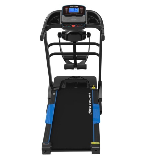 WELCARE WC3599M 3.5HP Peak DC Motorized Multipurpose Treadmill with LCD Display, Foldable Treadmill for Home Use Manual Incline Execise Machine - Image 3