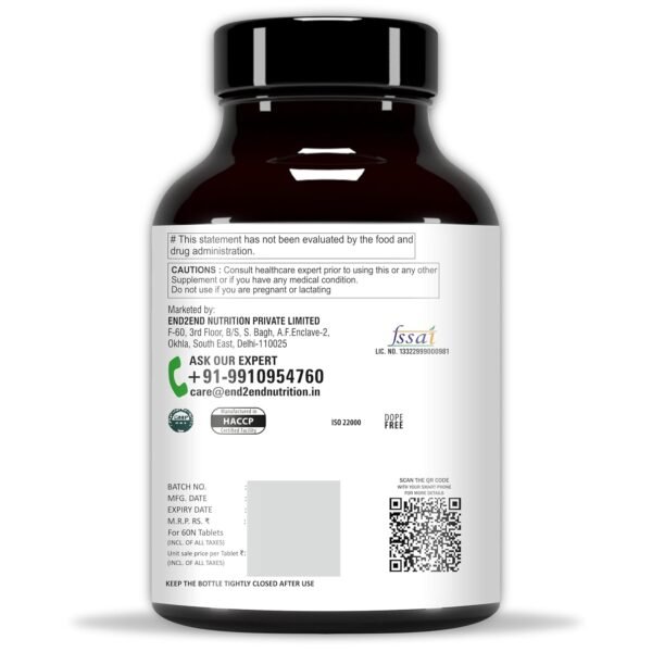 End2End Nutrition Omega 3 Fish Oil capsules and Multivitamin tablets with 33 Vitamins, Minerals and Herbs for Men and Women | Heart, Brain, Eye & Skin Health - (60x2) - Image 9