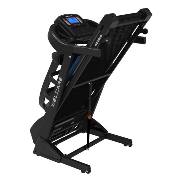 WELCARE WC3599M 3.5HP Peak DC Motorized Multipurpose Treadmill with LCD Display, Foldable Treadmill for Home Use Manual Incline Execise Machine - Image 5