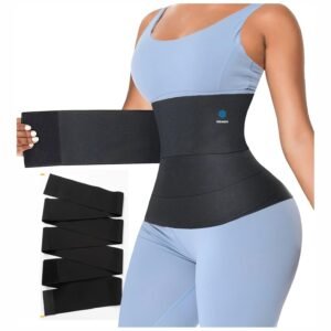 CIPZI Free Size Premium Waist Belt Elastic Band Weight Loss Flat Belly Belt Body Shaper Abdominal Belt After Delivery for Tummy Reduction Tummy Wrap Waist Trainer