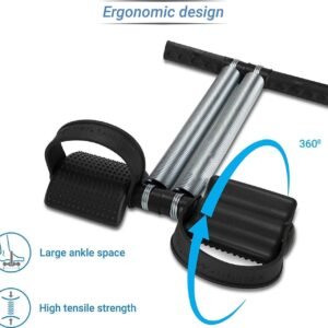 Sports Tummy Trimmer with Double Rod Ab Exerciser