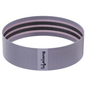 Lifelong Fabric Resistance Band, Loop Hip Band for Women & Men for Hip, Legs Stretching, Toning Workout|Mini Loop Bands for Glutes, Squats Exercise Usable in-Home & Gym